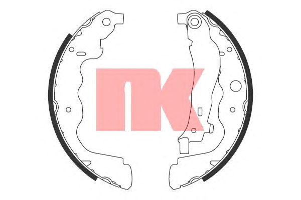 Тормозные колодки NK 2739787