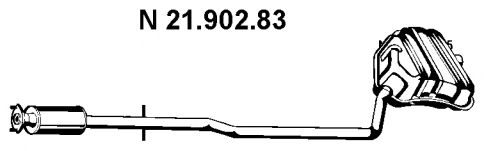 Глушитель EBERSPACHER 21.902.83