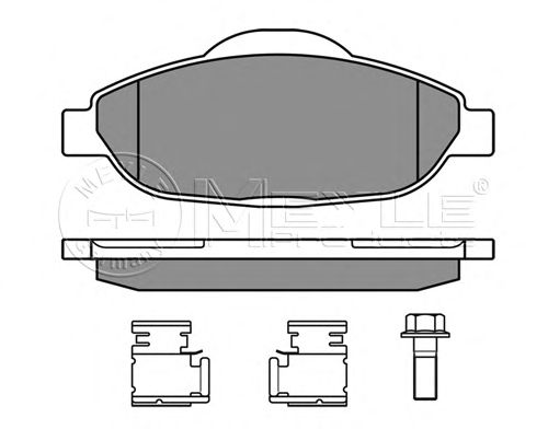 Тормозные колодки MEYLE 025 246 6017