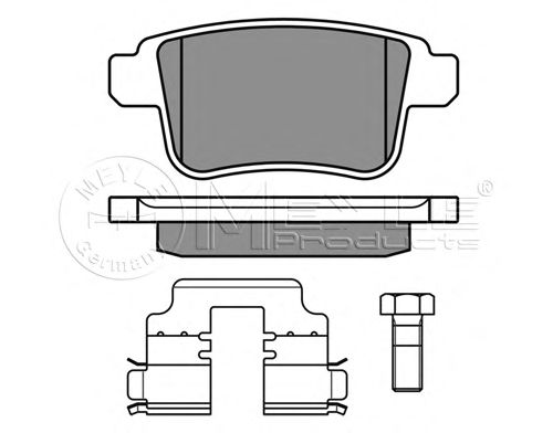 Тормозные колодки MEYLE 025 246 9216