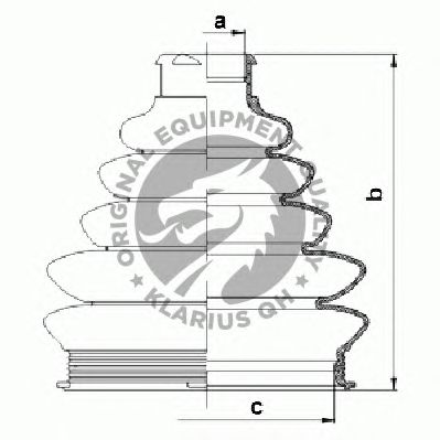 Комплект пыльника ШРУСа QH International QJB1061