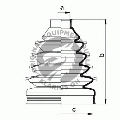 Комплект пыльника ШРУСа QH International QJB807