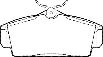 Тормозные колодки QH International BP1097