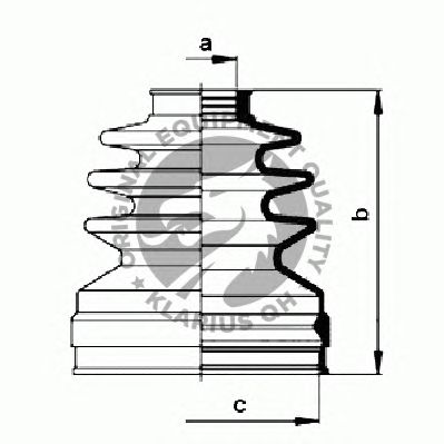 Комплект пыльника ШРУСа QH International QJB1024