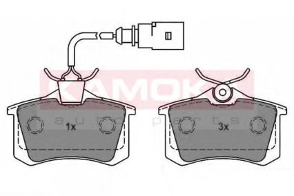 Тормозные колодки KAMOKA JQ1011083