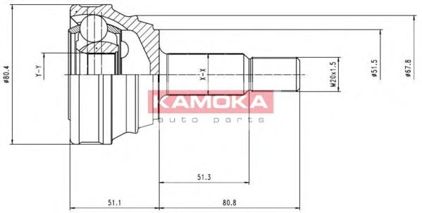 Комплект ШРКШ KAMOKA 6614