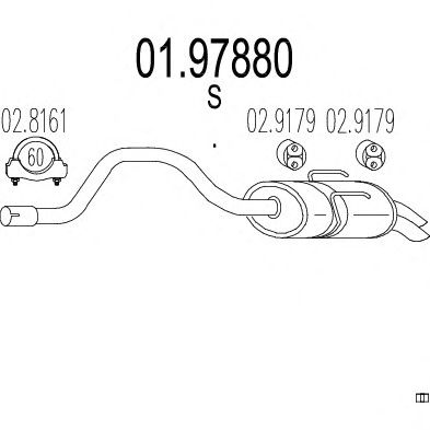 Глушник MTS 01.97880