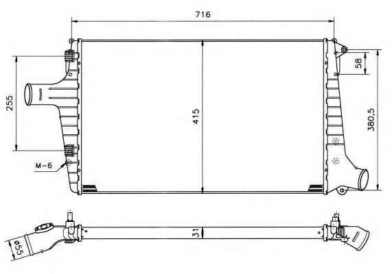 Интеркулер NRF 30118