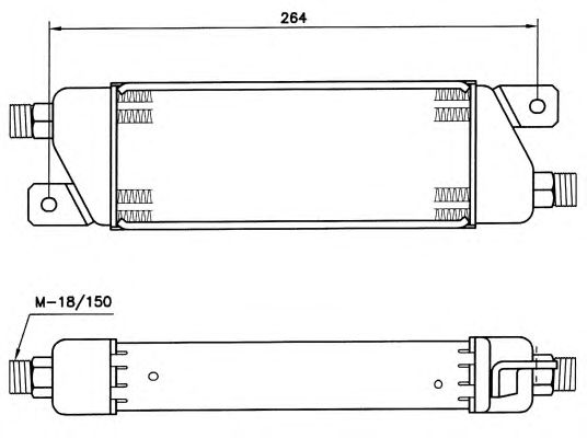Масляный радиатор NRF 31050