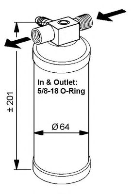 Осушувач кондиціонера NRF 33059