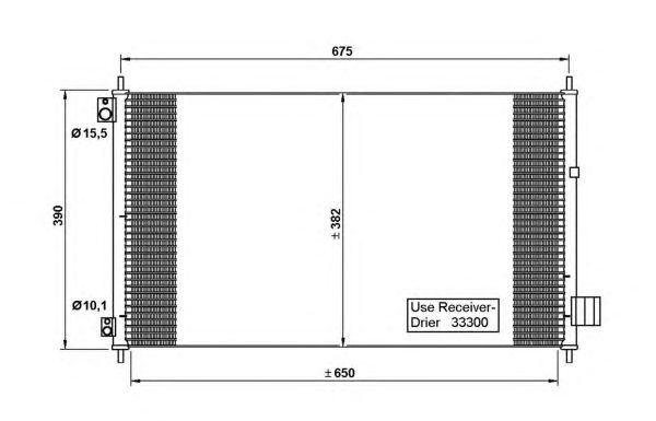 Радиатор кондиционера NRF 35780