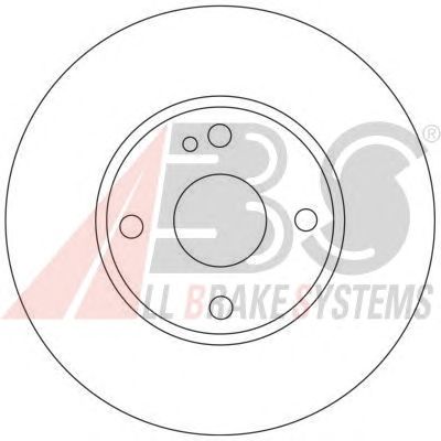 Тормозной диск A.B.S. 17093