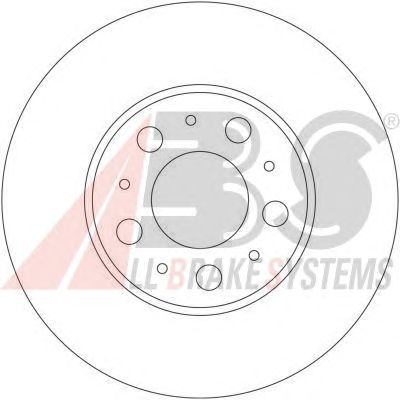 Тормозной диск A.B.S. 17404