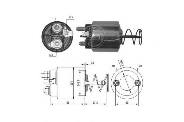 Втягивающее реле ERA ZM1492