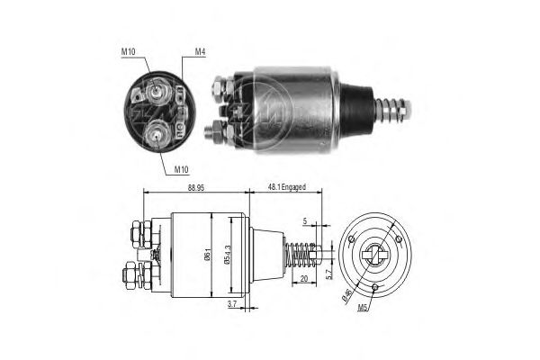 Втягивающее реле ERA ZM648