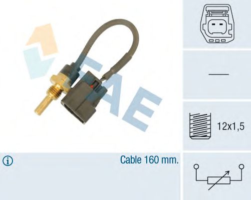 Датчик температуры охлаждающей жидкости / головки цилиндра FAE 32425