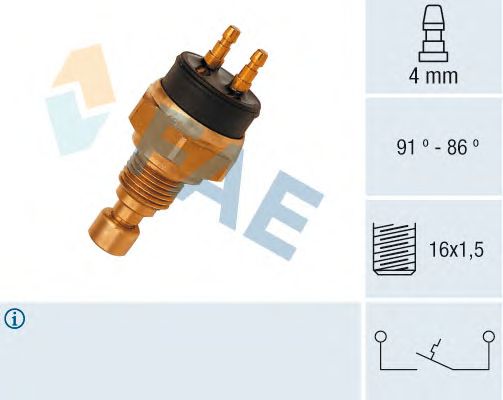 Датчик включения вентилятора FAE 37450