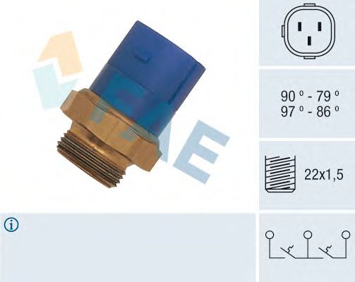 Датчик включения вентилятора FAE 38170