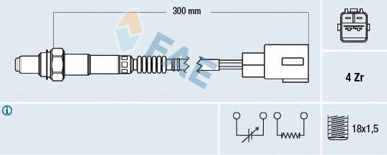 Лямбда-зонд FAE 77454