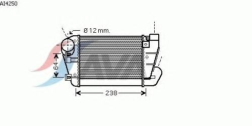 Интеркулер AVA QUALITY COOLING AI4250