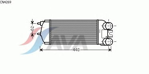 Интеркулер AVA QUALITY COOLING CN4269