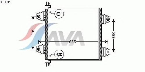 Радиатор кондиционера AVA QUALITY COOLING DF5034