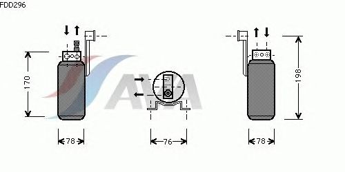 Осушитель кондиционера AVA QUALITY COOLING FDD296