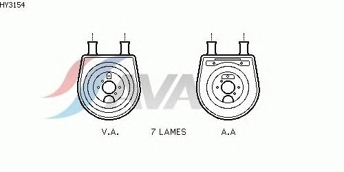 Масляний радіатор AVA QUALITY COOLING HY3154