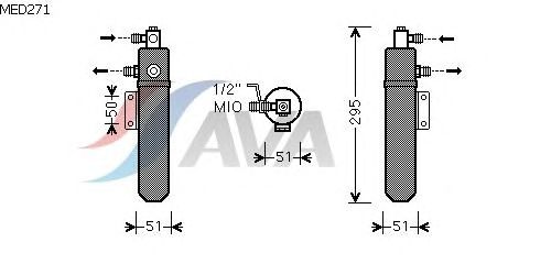 Осушитель кондиционера AVA QUALITY COOLING MED271