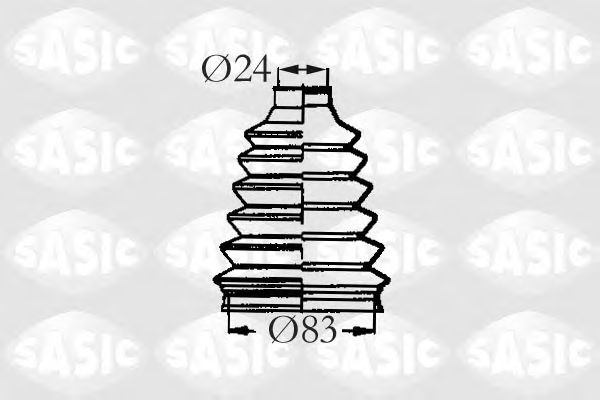 Комплект пыльника ШРУСа SASIC 2933143