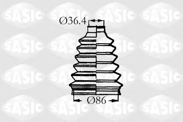Комплект пыльника ШРУСа SASIC 2933313