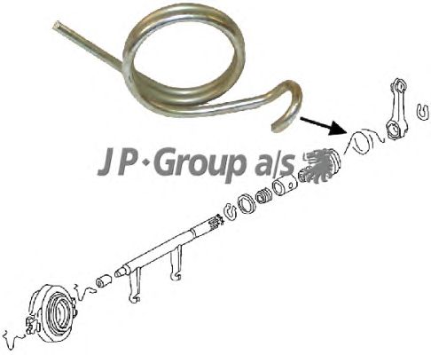 Торсионный демпфер, сцепление JP GROUP 8131000306