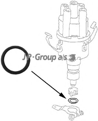 Распределитель зажигания JP GROUP 8191150106