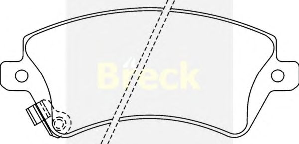 Тормозные колодки BRECK 23766 00 701 10