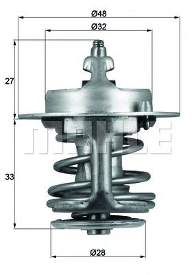 Термостат MAHLE ORIGINAL TX 63 83
