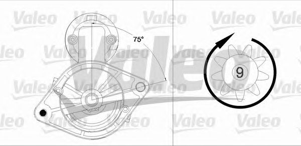 Стартер VALEO 458191