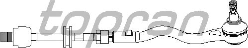 Рулевая тяга TOPRAN 500 443