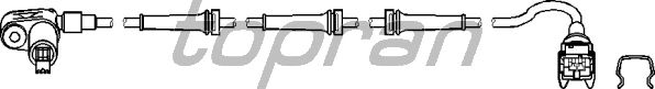 Датчик вращения колеса TOPRAN 721 604