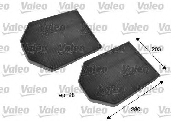 Фильтр салона VALEO 698791