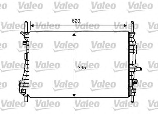 Радиатор, охлаждение двигателя VALEO 734699