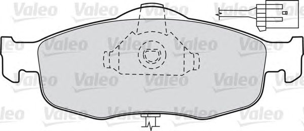 Тормозные колодки VALEO 598033