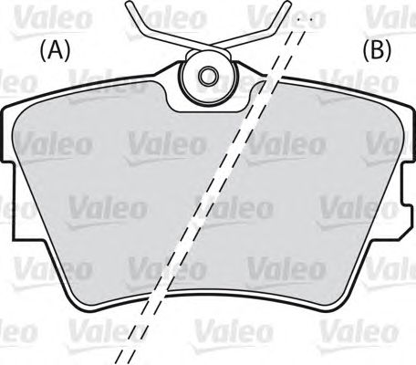 Тормозные колодки VALEO 598546