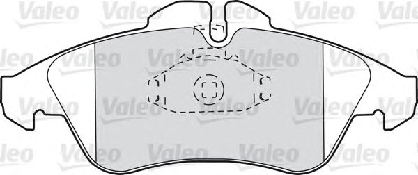 Тормозные колодки VALEO 598044