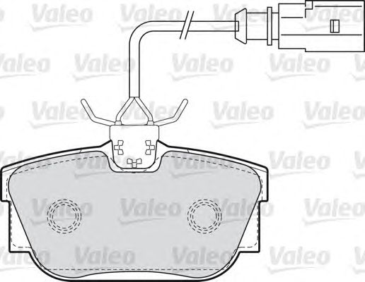 Тормозные колодки VALEO 598650