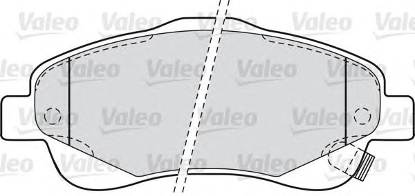 Тормозные колодки VALEO 598665