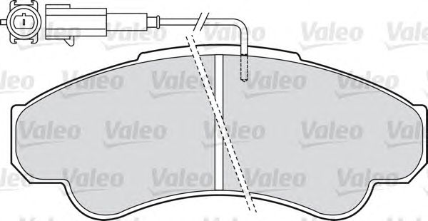 Тормозные колодки VALEO 598569