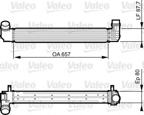 Интеркулер VALEO 818269