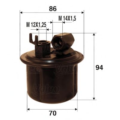 Топливный фильтр VALEO 587217