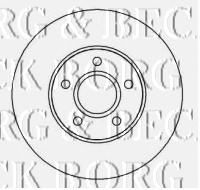 Гальмівний диск BORG & BECK BBD4451