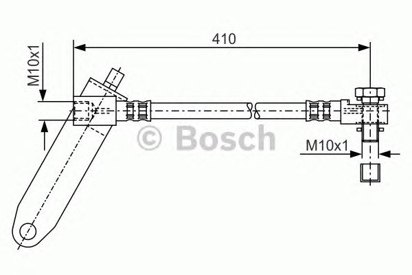 Тормозной шланг BOSCH 1 987 481 047